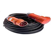 as - Schwabe 61031 Alargador CEE, negro, 10m H07RN-F 5G6, 400V/32A/5polos, 10 m