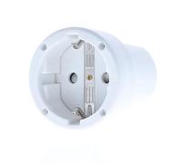 as - Schwabe 62224 Acoplamiento de PVC, Blanco, máx. Sección Transversal 1,5 mm² 230 V/16, 9 cm