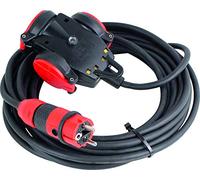as - Schwabe 62256 62256SCHUKOultra Pro-Cable alargador m, Color Negro, H07rn-f 3g1.5, 10 Meter