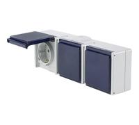 as - Schwabe 62464 enchufes, Horizontal, 3 Leitungseinführungen