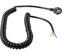 as - Schwabe - 70428 Cable espiral de conexión negro as-Schwabe70428Conexión, 230 V