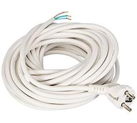 as - Schwabe 70800 Cable de conexión de PVC, 10m H05VV-F 3G1.0, blanco, IP20 uso interior