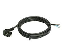 as - Schwabe 70832 Cable de conexión de PVC, negro, 3m H05VV-F 3G1.0, 230 V