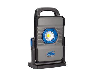 as - Schwabe Acculine 46451 Multi A2 - Foco móvil para baterías de diferentes fabricantes, 20 W y marco plegable, para iluminación exterior, duración máxima: 40 h a 18 V/12 Ah, IP54, color gris