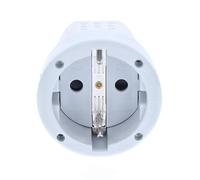 as - Schwabe- Acoplamiento (PVC, sección transversal máx.: 1,5 mm², 230 V, 16 A), color gris.