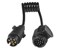 as - Schwabe - Cable adaptador, adaptador de clavija de 7 polos a clavija de 13 polos, conexión para caravana y autocaravana, IP44, negro I 61475