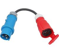as-Schwabe - Cable Adaptador (0,3 m, CEE, 230 V, 32 A, 400 V, 32 A, 5 Pines, IP44)