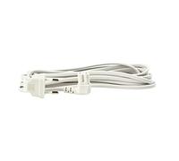 as - Schwabe - Cable de alimentación para pequeños aparatos de 5 m, cable de conexión, cable de alimentación, 230V/2,5A, enchufe angular tipo C7 DIN60320, cable de alimentación, IP20, blanco, 70884