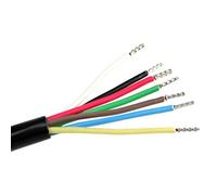 as - Schwabe - Cable de automoción 7x1 - Conexión de 12 V para exteriores y caravanas - Cable adaptador 10 m - 7 polos - Accesorios para caravanas y autocaravanas - Hecho en UE - Negro I 78190
