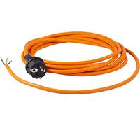 as Schwabe TechnikProdukte Cable de conexión para obras de 230 V, 16 A con cubierta exterior de poliuretano H07BQ-F 3Gx1,0 - con enchufe Schuko, extremo pelado - IP44, 3G1,0 - 3 metros