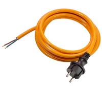 as Schwabe TechnikProdukte Cable de conexión de obra, Cable robusto 230 V, 16 A con cubierta exterior de poliuretano H07BQ-F 2x1,5 enchufe Schuko, UN extremo pelado, IP44,I 70914, 3 metros