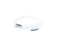 as - Schwabe Cable de conexión para cocinas - cable de 1,5 m con revestimiento de plástico de 50 mm - cable de 400 V, 16 A para uso en interiores - IP20 - Blanco I 70865, 230 V