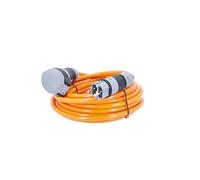 as - Schwabe Cable de extensión SCHUKOultra Pro - 10 m H07BQ-F 3G2,5-230V/16A/3.500W - Resistente Aceite y abrasión - Uso rudo - protección contra Polvo y Salpicaduras IP54 - Naranja/Gris - 62262