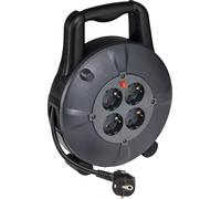as - Schwabe - Carrete de cable con enchufe de contacto de tierra y cable de 10