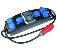 as - Schwabe Completo de Goma regleta S2 +, 16 A/230 V de IP de 44, 1 Pieza, Negro, 60809