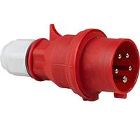 as - Schwabe - Enchufe CEE Bals 400V/16A, rojo, con conexión de tornillo, 400 V