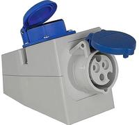 as - Schwabe - Enchufe de pared CEE - Acoplamiento de camping - 230 V, 16 A, 3 polos - con enchufe de protección de contacto - IP44 a prueba de cuerpos extraños y salpicaduras - para uso en exteriores