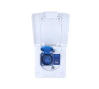as - Schwabe Enchufe para toldo para caravana con USB-C y USB-A, conector SAT y enchufe de 230 V, IP44 para caravanas y caravanas, color blanco