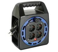as - Schwabe enrollacables de 10 m H05VV-F 3G1,5-4 tomas 230 V / 16 A / 3.500 W