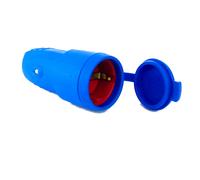 AS Schwabe Goma Acople IP44 AZUL 230V/16A 2,5 mm² Acoplamiento schuko