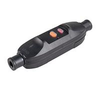 as - Schwabe Interruptor intermedio de protección personal 10 mA - Interruptor de protección personal 230 V / 16 A apto para uso en exteriores - Para conexión de cable fijo