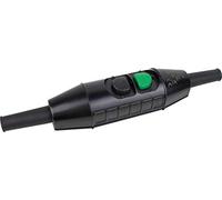 as - Schwabe PRCD-K interruptor de protección personal intermedio - activación rápida <30 ms - para montaje en cable con indicador de función - 230 V / 16 A - resistente al polvo y agua IP55, 45400