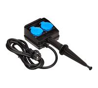 AS-SCHWABE 60680 - Caja de enchufe de distribución de barra de tierra doble