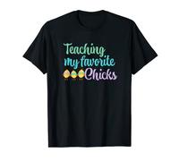 AS tees Pascua enseñando a mis pollitos favoritos estudiantes profesor Camiseta
