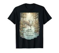 As The Deer Pants For The Water Psalm 42 Verse Camiseta