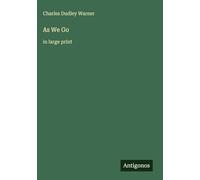 As We Go: in large print