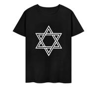 As Worn by Siouxsie Sioux Guys T Shirt - Star of David Black