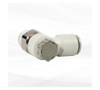AS1201FM504A AS2201F01206SA08SA Válvula de flujo controlador de velocidad | Controlador de velocidad autoblocante para control preciso del flujo compatible con racores PU(AS2201F-01-08SA)