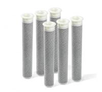 AS138 Cartucho de filtro de repuesto compatible con filtro de ducha Philips ASH1516CH, reduce el cloro y las impurezas, blanco (6 unidades)