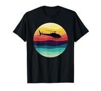 AS350 Helicóptero Vintage Retro H125 Helicóptero Camiseta