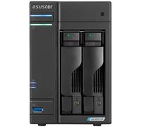 Asustor Lockerstor 2 Gen2 - AS6702T | NAS de 2 bahías, 4GB de RAM DDR4, almacenamiento conectado a la red para entusiastas de la creación de contenidos (sin discos)