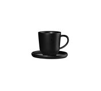 ASA 19011190 Taza de café, Porcelana, Negro Mate