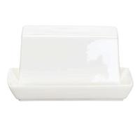 ASA 1984013 Mantequera, Porcelana, Blanco, 15.7 x 12.8 x 8 cm