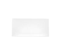 ASA 1926013 á Table Rectangular Plato, Porcelana, Blanco Brillante, 29 x 14,50 x 2 cm