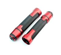 Asa Agarre Pasajero Motocicleta para CBR600F 2011-2013 Puños De Manillar Aluminio Universales 7/8" 22mm(Rojo)