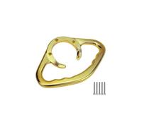 Asa Agarre Pasajero Motocicleta para SV1000/SV1000 S 2003-2012 2013 Asidero para Pasajero Manillar Tanque De Combustible Reposabrazos(Oro)