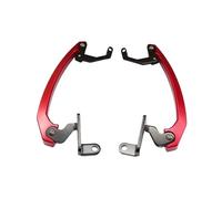 Asa Agarre Pasajero Motocicleta para Y&amaha MT07 MT-07 FZ-07 FZ07 2014 2015 2016 2017 Barras Agarre Traseras para Motocicletas Barra Agarre para Pasajero Asiento Trasero(Rojo)
