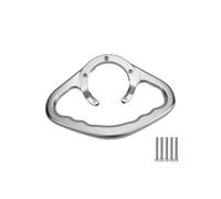 Asa Agarre Pasajero Motocicleta para Z1000 Asidero De Tapa De Tanque Adecuado para Universal Asidero para Tapa Pasajero Trasero(Plata)
