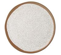 ASA Caja 28100101 - Plato llano (cerámica, 26 x 0,8 cm), color gris y marrón