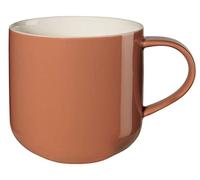 ASA Coppa 19100354 - Taza de porcelana (0,4 L, 9,2 x 9,2 x 9,5 cm), color marrón y rojo
