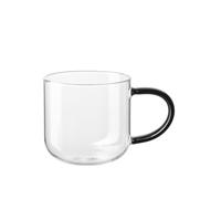 ASA Coppa De Vidrio Con Asa Negra 0,40 L