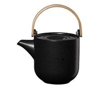 ASA Coppa - Tetera con mango de madera (porcelana, 0,6 L)