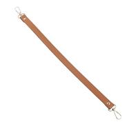 Asa De Bolso De Cuero De 46Cm, Repuesto De Bolso Corto, Cinturón, Color Sólido, Accesorios De Correa para Bolso De Hombro, Amarillo Claro, Hebilla de Plata