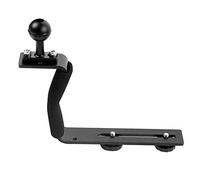 Asa de la bandeja de buceo HUIOP Soporte de placa de fotografía de plataforma de montaje de cámara subacuática con mango de bandeja de buceo de aleación de aluminio con bola para cámara digital DSLR S