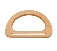 Asa de madera para bolso de mano, Replacement Wooden D Shape Bag Handle Pack Of 4 15 cm Multicolor(Khaki)