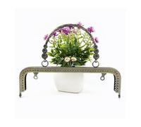 Asa de metal for bolsa, marco for bolso, 1/2/5 piezas 20,5 cm, asas for bolsos en relieve, marcos for monedero, cierre embrague, soportes costura, accesorios for for bricolaje(Brass,20.5cm 2Pcs)